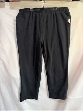 Amazon Essentials Men's Black Fleece Jogger Sweatpants